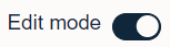 Edit mode slider enabled