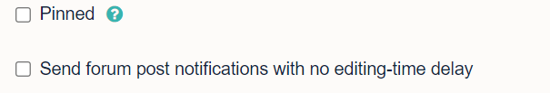 In advanced settings for announcements you can choose to send your announcement immediately.