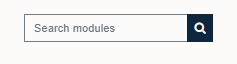 The search bar to enter a module name or code