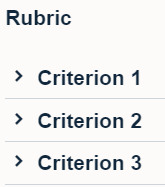 rubric criteria