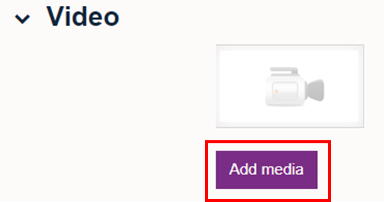 The add media button