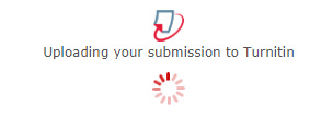 Uploading submission icon.