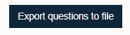 Export questions to file button