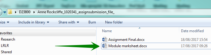 Adding additional files to a student submission folder