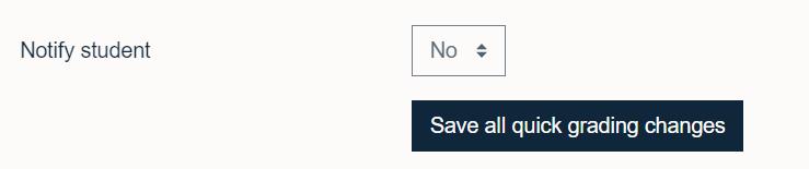 Save all quick grading changes on Moodle Assignment