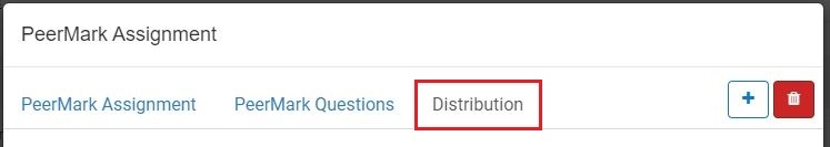 Distribution tab