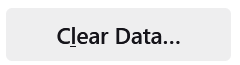 clear data button