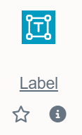 Label icon from 'add a activity or resource' button