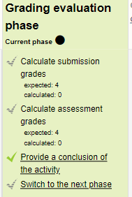 grading evaluation phase