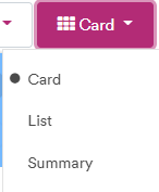 Selecting options for viewing modules in Dashboard