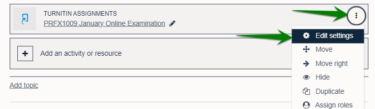 Edit settings link