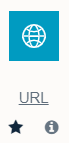 URL button from activity picker