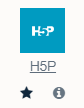 H5P icon from activity picker